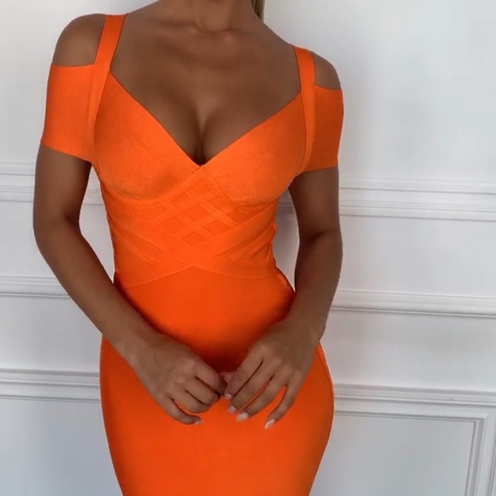House of CB Marianna Dress - Orange (Rare)